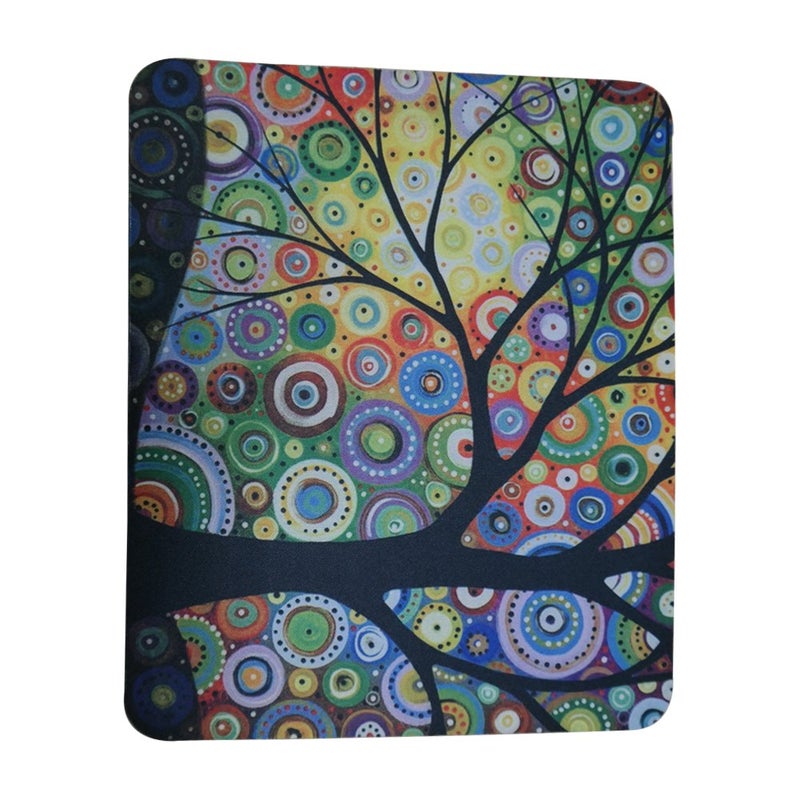 School Supplies Schoolsupplies Colored trees Picture Anti-Slip Laptop PC Mice Pad Mat Mousepad For Optical Laser Mouse - Image 2